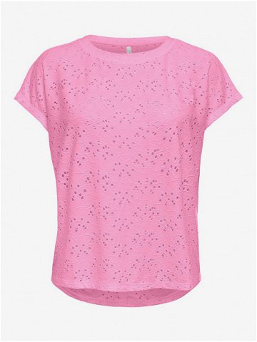 Růžové dámské tričko ONLY Smilla