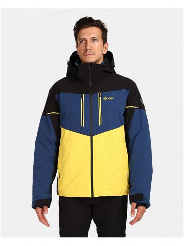 Žlutá-modrá pánská lyžařská bunda Kilpi TONNSI-M
