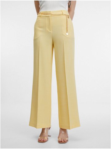 Žluté dámské kalhoty ORSAY