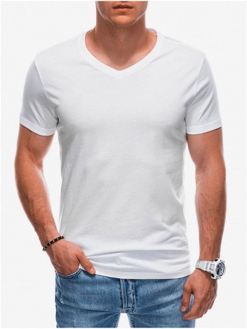 Bílé pánské basic tričko Edoti