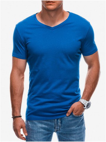 Modré pánské basic tričko Edoti
