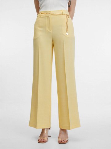 Orsay Kalhoty Žlutá