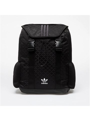 Adidas Trefoil Monogram Jacquard Backpack Black