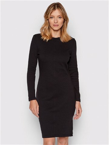 Calvin Klein Úpletové šaty K20K203488 Černá Slim Fit