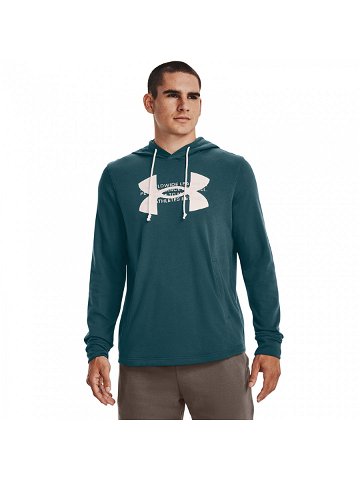 Under Armour Rival Terry Logo Hoodie Tourmaline Teal