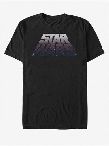Černé unisex tričko Star Wars Perspective Logo