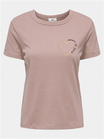 JDY T-Shirt Paris 15193227 Růžová Regular Fit