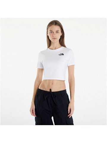 The North Face Crop S S Tee TNF White