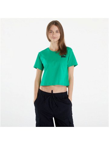 The North Face S S Cropped Fine Tee Optic Emerald