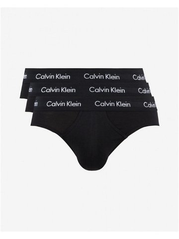 Calvin Klein Slipy 3 ks Černá