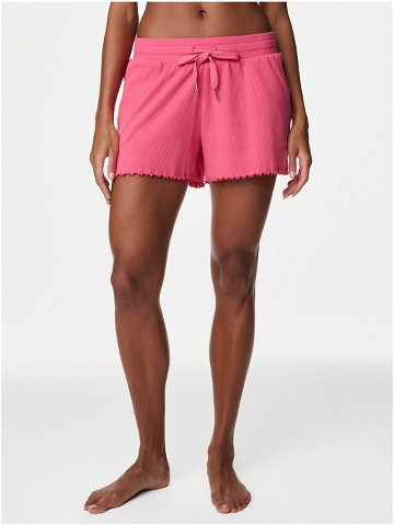 Růžový dámský spodní díl pyžama Marks & Spencer