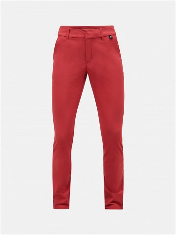 Kalhoty peak performance w illusion pants červená 27 32
