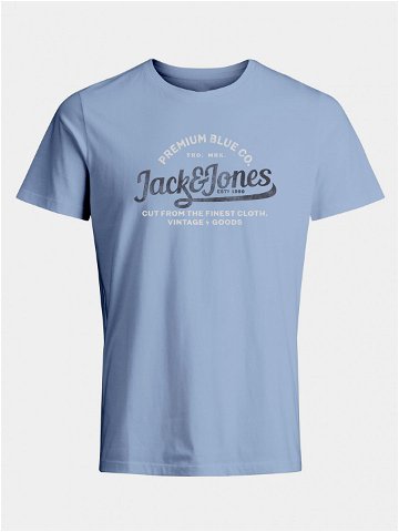 Jack & Jones T-Shirt Jprblulouie 12259674 Modrá Regular Fit