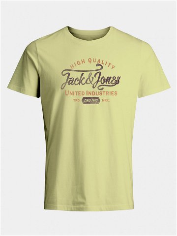 Jack & Jones T-Shirt Jprblulouie 12259674 Žlutá Regular Fit