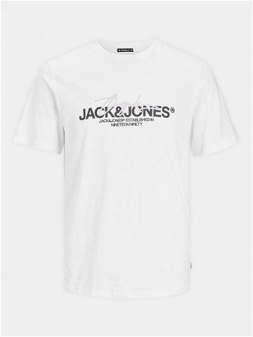 Jack & Jones T-Shirt Joraruba 12255452 Bílá Standard Fit