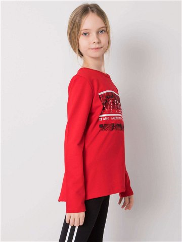 Dívčí halenka TY BZ model 18048501 červená 140 – FPrice