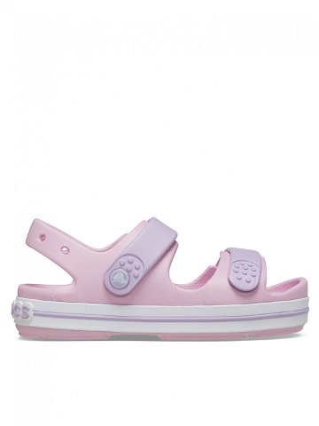 Crocs Sandály Crocband Cruiser Sandal T Kids 209424 Růžová