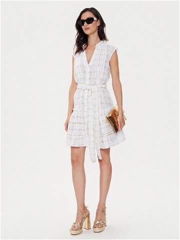 Iconique Letní šaty Ilizia IC24-018 Bílá Regular Fit