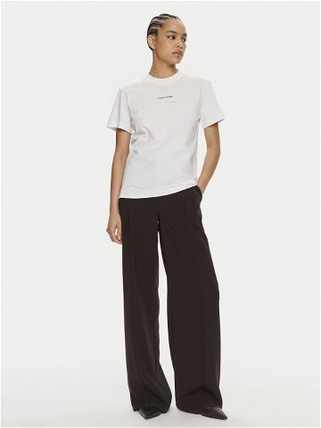 Calvin Klein T-Shirt Multi Logo K20K207215 Bílá Regular Fit