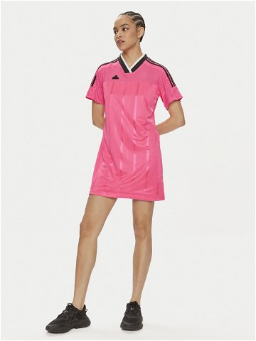 Adidas Každodenní šaty Tiro Summer IS0732 Růžová Regular Fit