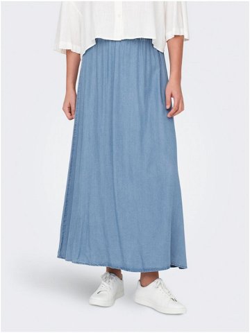 Modrá dámská džínová maxi sukně ONLY Pema
