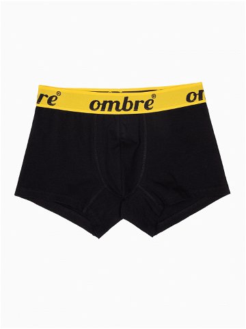 Žluto-černé pánské boxerky Ombre Clothing