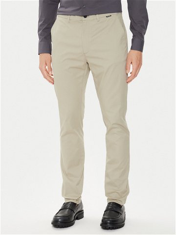 Calvin Klein Chino kalhoty Modern Twill K10K113696 Béžová Slim Fit