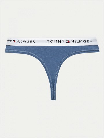 Tommy Hilfiger Kalhotky string UW0UW03835 Modrá