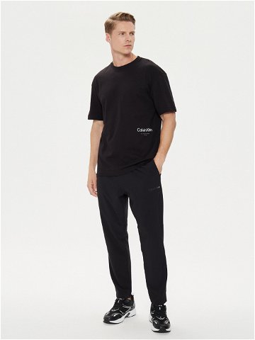 Calvin Klein T-Shirt Off Placement K10K113102 Černá Regular Fit