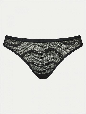 Calvin Klein Underwear Kalhotky string 000QD3971E Černá