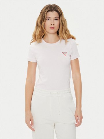 Guess T-Shirt W2YI44 J1314 Růžová Slim Fit