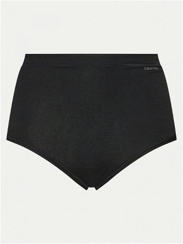 Calvin Klein Underwear Klasické kalhotky s vysokým pasem 000QD5173E Černá