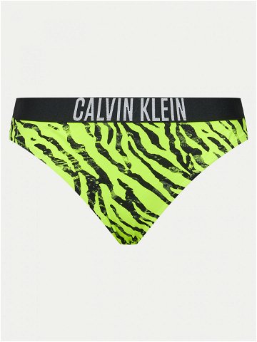 Calvin Klein Swimwear Spodní část bikin KW0KW02337 Zelená