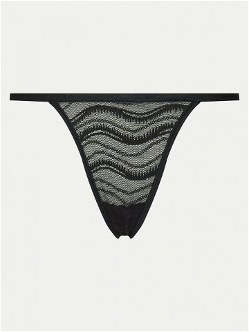 Calvin Klein Underwear Kalhotky string 000QD3994E Černá