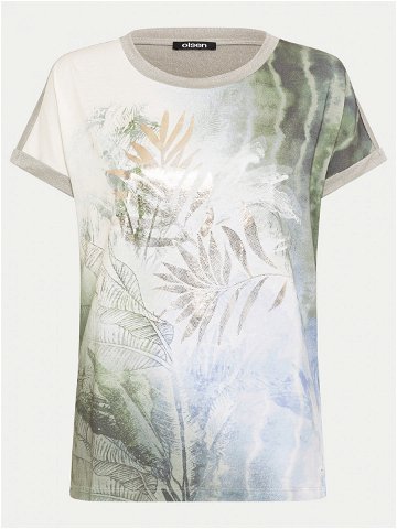 Olsen T-Shirt 11104840 Zelená Regular Fit