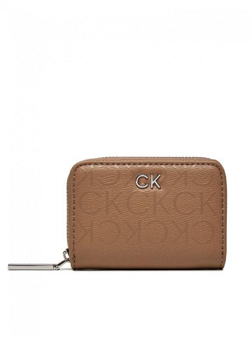 Calvin Klein Malá dámská peněženka K60K612188 Hnědá