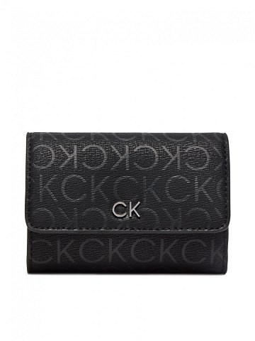Calvin Klein Malá dámská peněženka Ck Daily Small Trifold Epi Mn K60K612637 Černá
