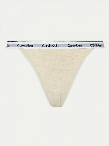 Calvin Klein Underwear Klasické kalhotky 000QD5215E Béžová