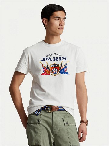 Polo Ralph Lauren T-Shirt 710934774001 Bílá Classic Fit