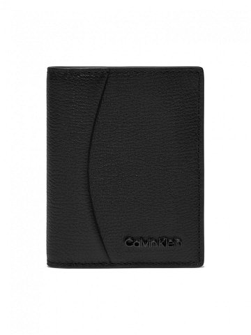 Calvin Klein Malá pánská peněženka MINIMAL FOCUS BIFOLD 10CC W BILL K50K511936 Černá