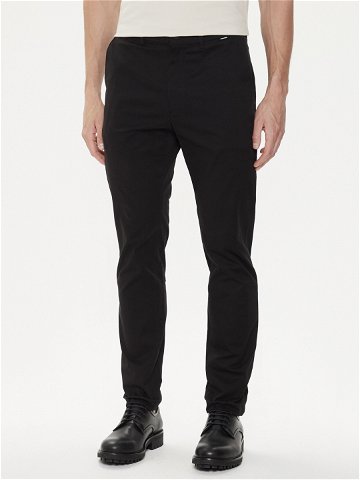 Calvin Klein Chino kalhoty Modern Twill K10K113696 Černá Slim Fit