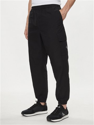 Calvin Klein Jeans Joggers kalhoty Utility J30J325616 Černá Regular Fit
