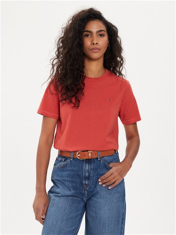 Tommy Hilfiger T-Shirt Modern WW0WW39848 Červená Regular Fit