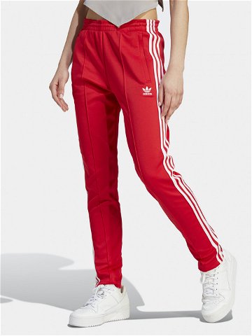 Adidas Teplákové kalhoty adicolor SST IK6603 Červená Slim Fit
