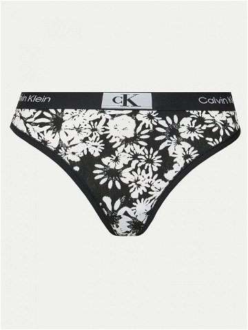 Calvin Klein Underwear Kalhotky string 000QF7221E Černá