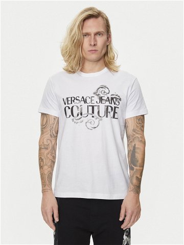Versace Jeans Couture T-Shirt 76GAHG00 Bílá Regular Fit