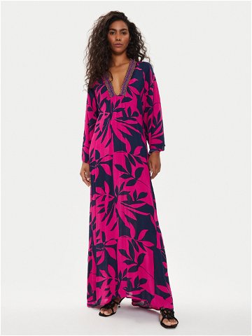 Lola casademunt Letní šaty LS2416076 Růžová Regular Fit