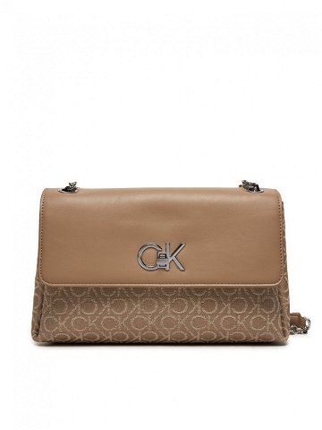 Calvin Klein Kabelka Re-Lock Conv Shoulder Bag Jqc K60K612641 Béžová
