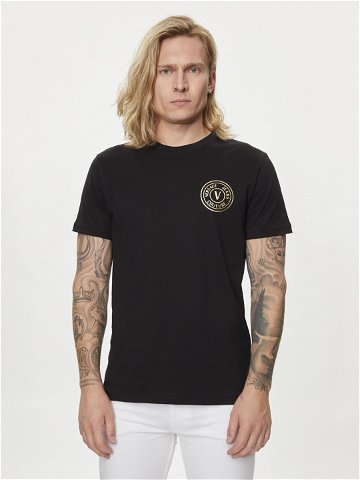Versace Jeans Couture T-Shirt 76GAHT02 Černá Regular Fit