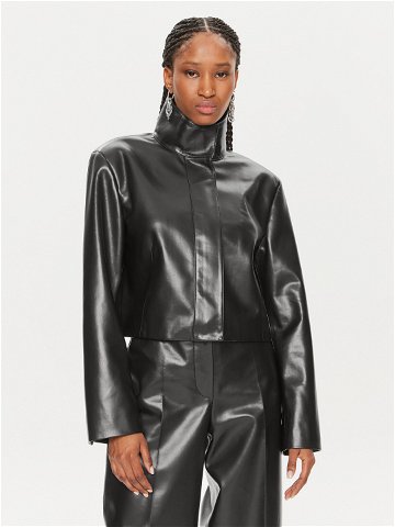 Calvin Klein Kožená bunda K20K207975 Černá Regular Fit